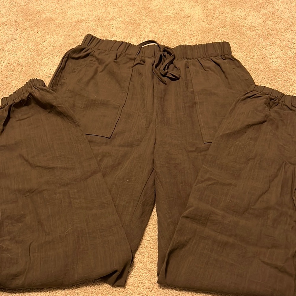 SHEIN Linen joggers